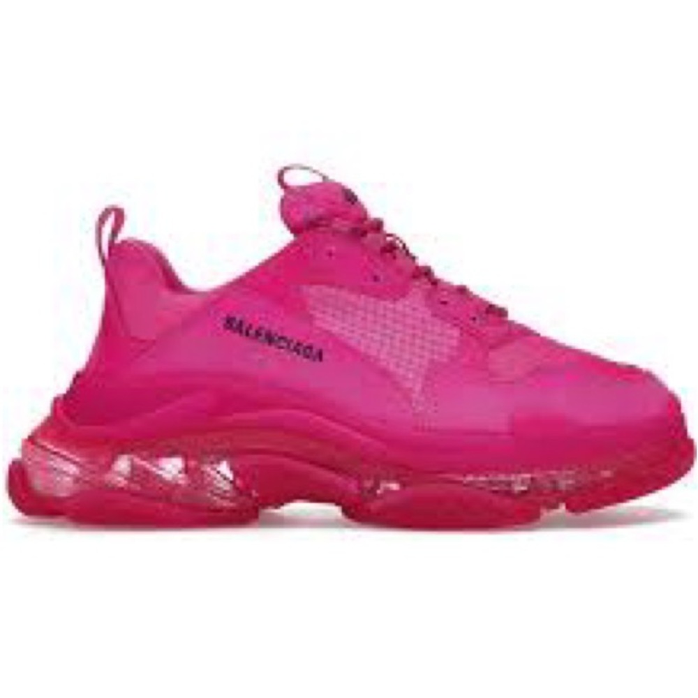 Balenciaga Fuchsia Athletic Shoes